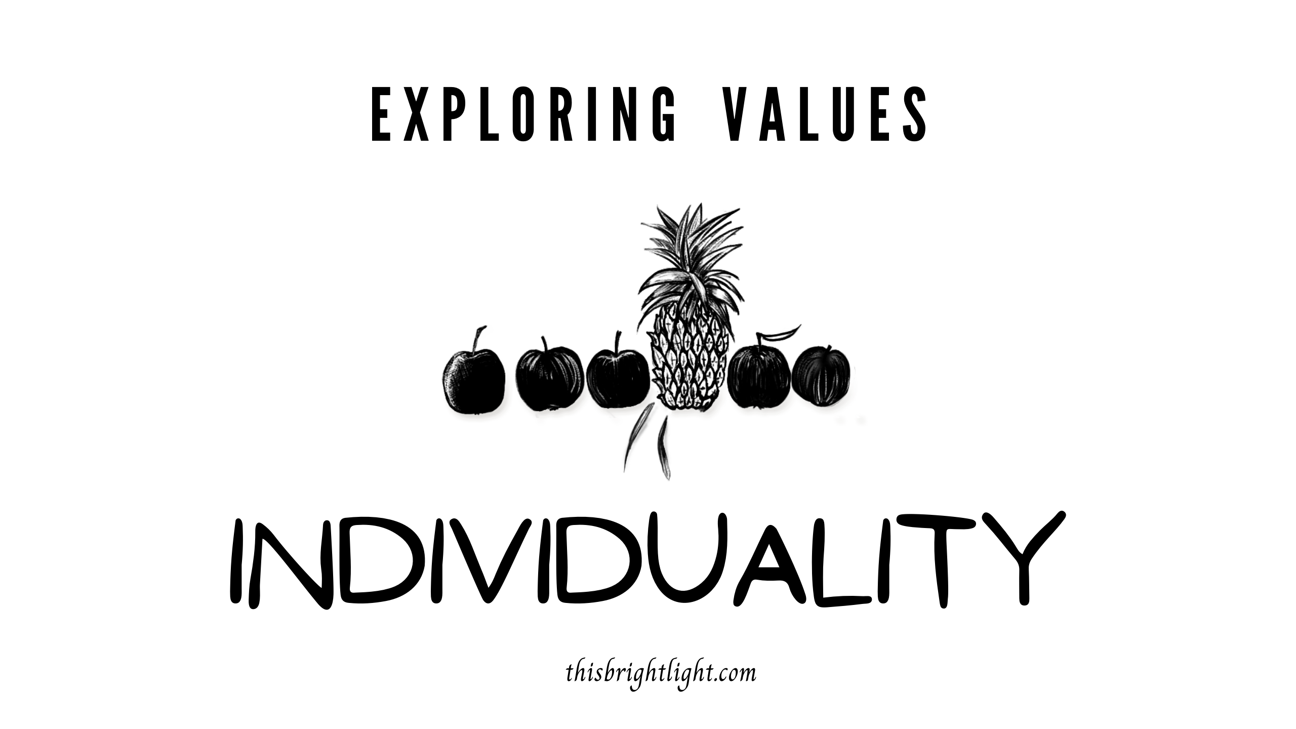 Individuality, be true to your self